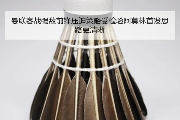 曼联客战强敌前锋压迫策略受检验阿莫林首发思路更清晰